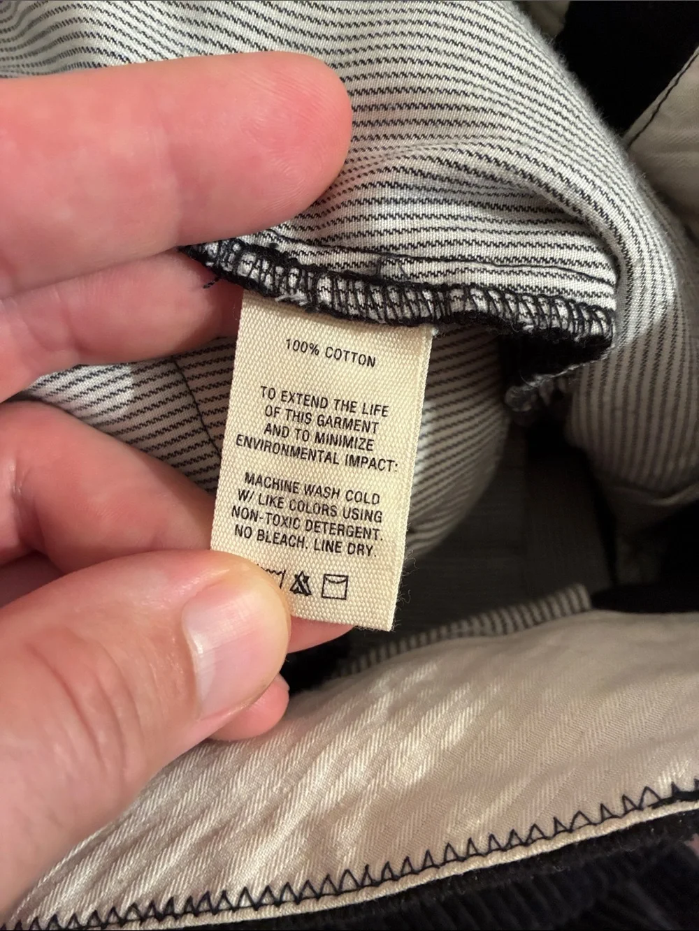 Alex Mill Heavyweight Corduroy Pants in Black, Men’s size 32L / 32x32